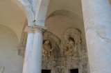 chiostro grande - busti del Beato Landuino e di  San Marino - Domenico Antonio Vaccaro